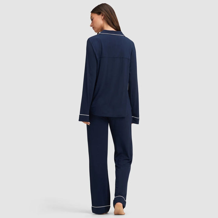 Dame Ensfarvet Nattøj Pyjamas Sæt Engros Nattøj Hjemmetøj 