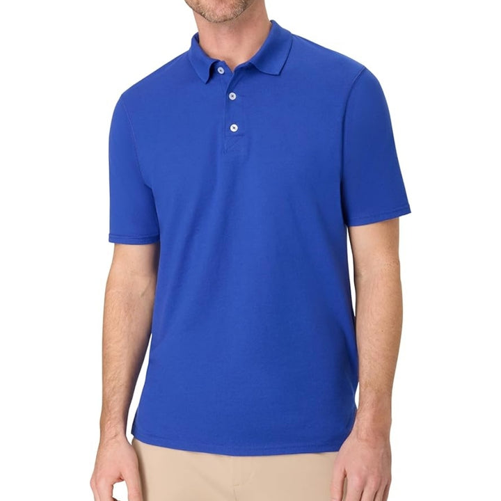 Engros herre kortærmet polo-T-shirt i 100% bomuld 