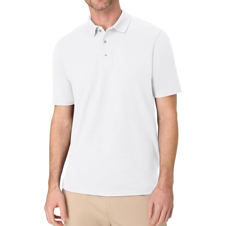 Engros herre kortærmet polo-T-shirt i 100% bomuld 