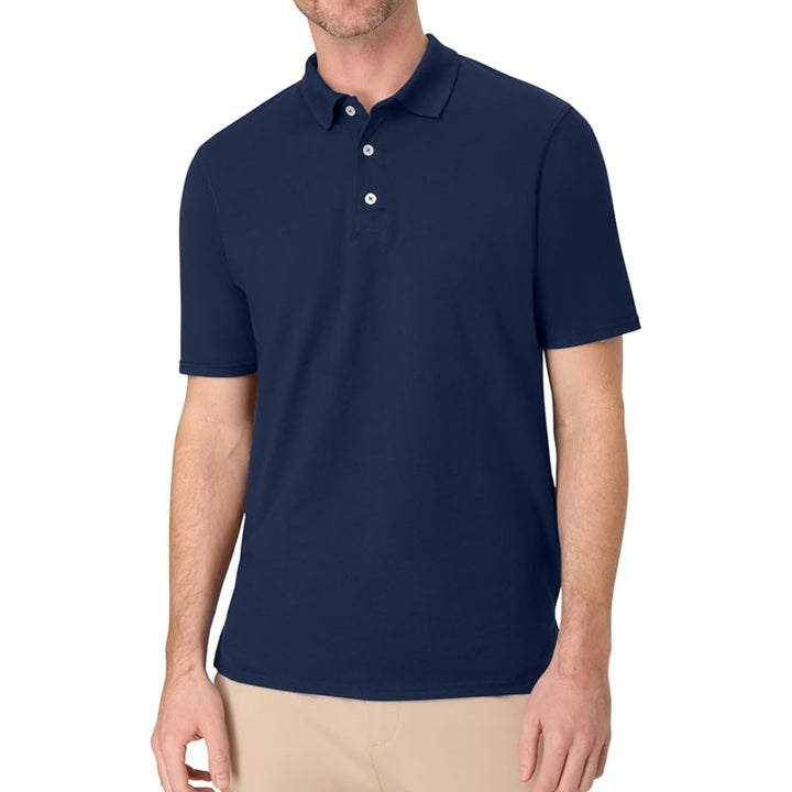 Engros herre kortærmet polo-T-shirt i 100% bomuld 