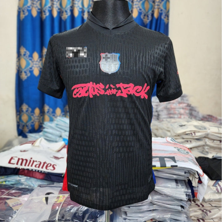 FC Barcelona x Cactus Jack 2024-25 away football jersey