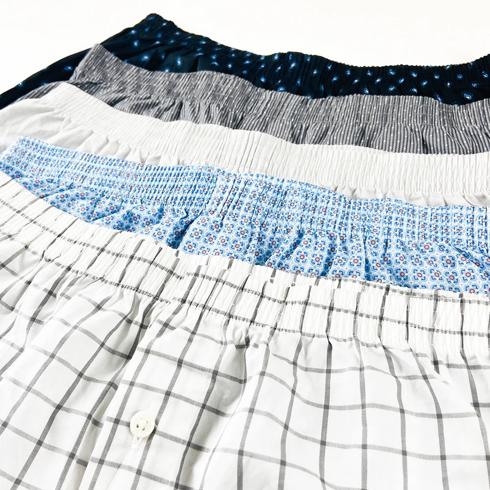 Bulk Buy Mens Soft Breathable Cotton Woven Trunk Boxer