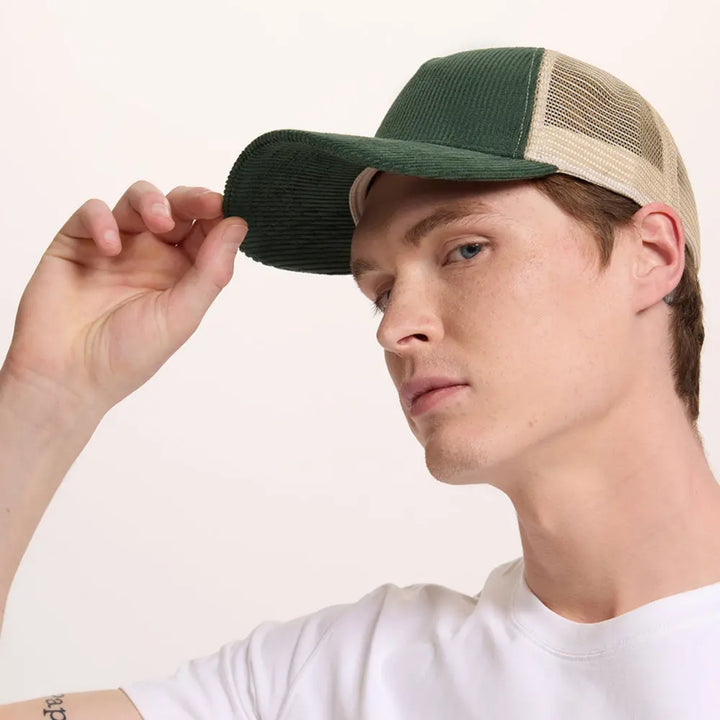 Blank 5 Panel Corduroy Trucker Hat Wholesale