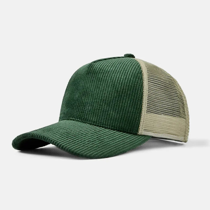 Blank 5 Panel Corduroy Trucker Hat Wholesale