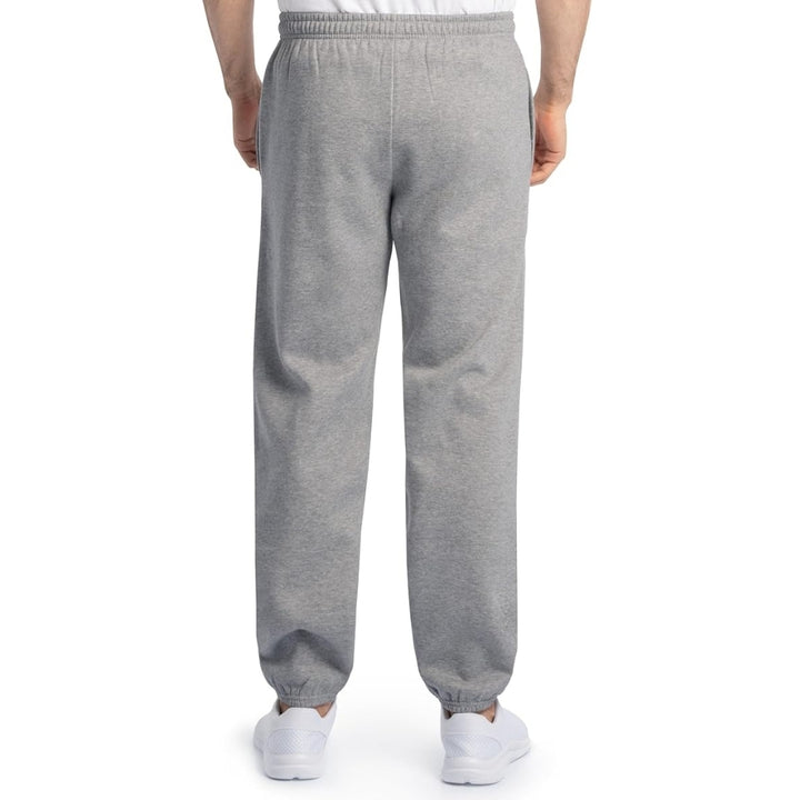 Fleece Elastic Bottom Sweatpants with Pockets, Relaxed Fit, Moisture Wicking, Breathable