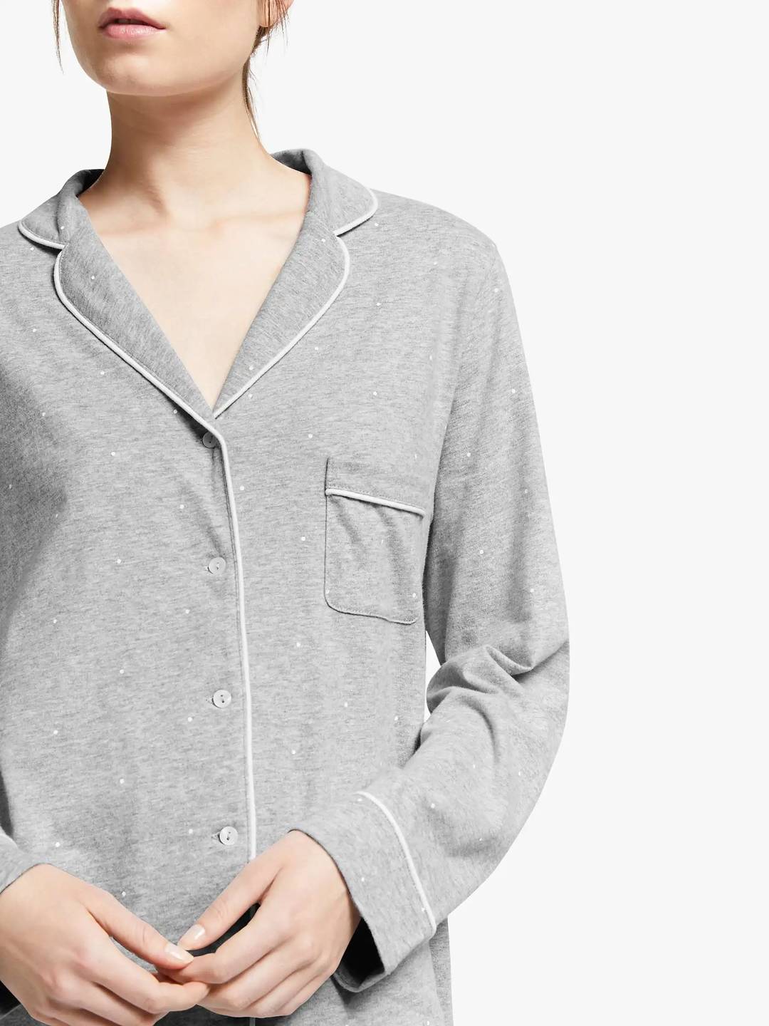 Cotton Pajamas Two Piece Set Sports Jersey Women Long Sleeve Pajamas Lounge Nightgown Women Sleepwear