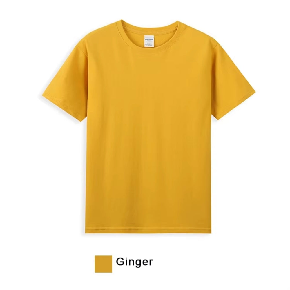 Køb stort T-shirt i oversized størrelse 100% bomuld med høj GSM 