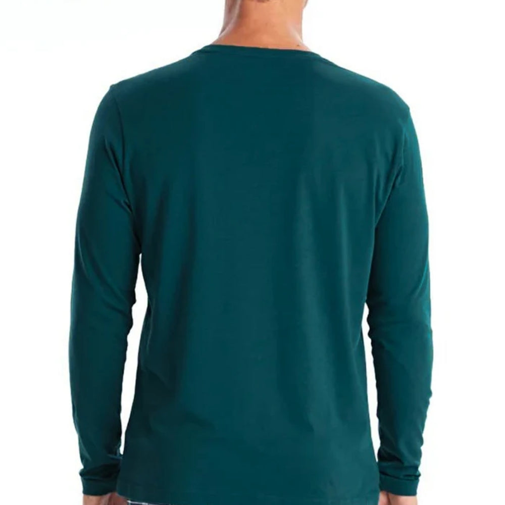 Mens Full Sleeve Crew Neck Jersey Cotton Printed T-Shirt Wholesale