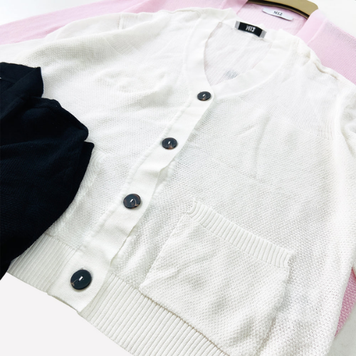 Womens Lightweight Knit Cardigan with Pockets