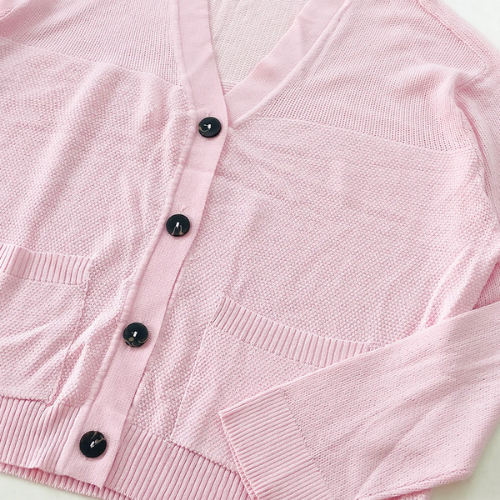 Womens Lightweight Knit Cardigan with Pockets