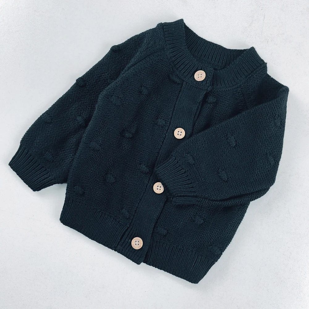 Baby Girls Cotton Knitted Cardigan Wholesale