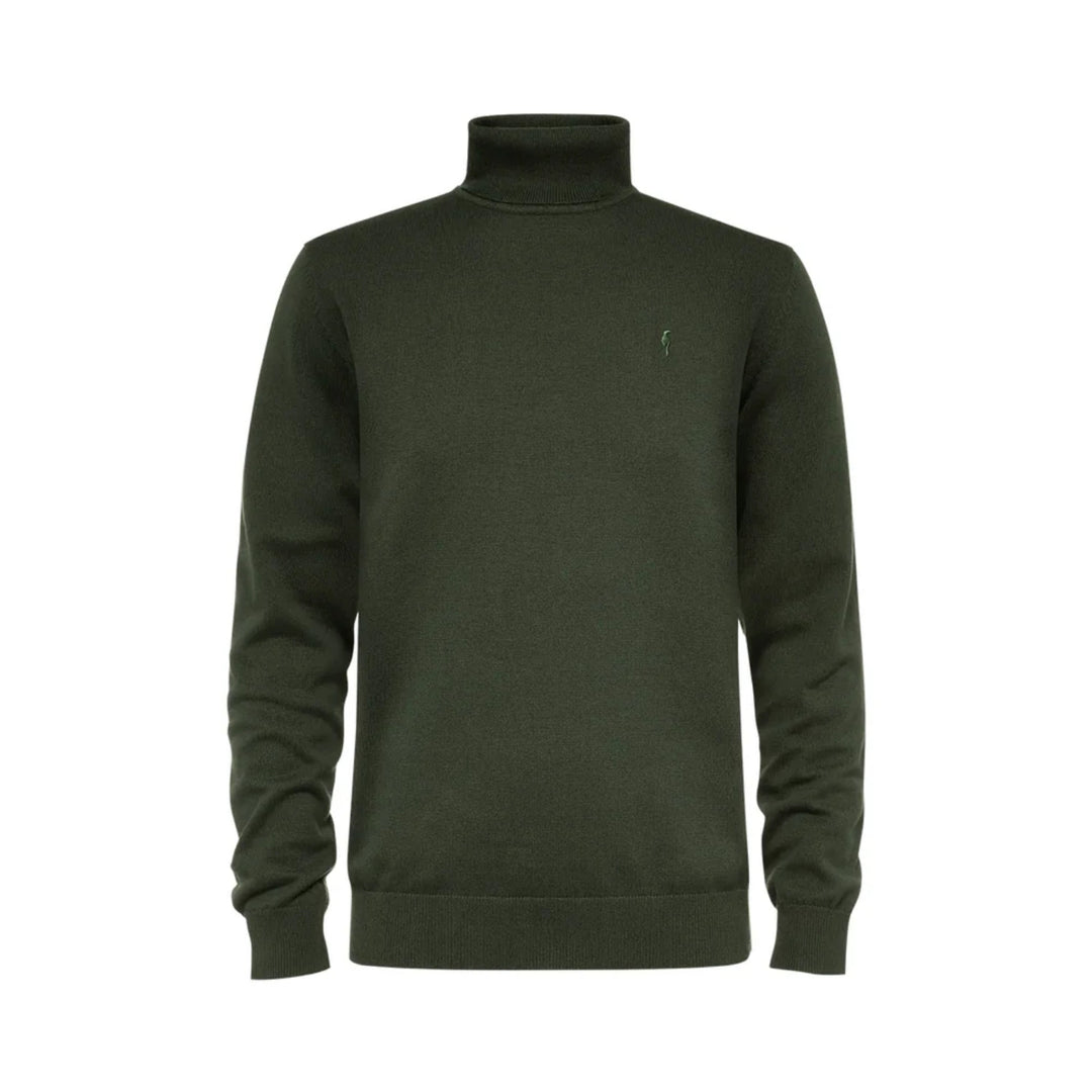 Mens Premium Cotton Turtleneck Long Sleeve Knit Sweater Supplier in Europe