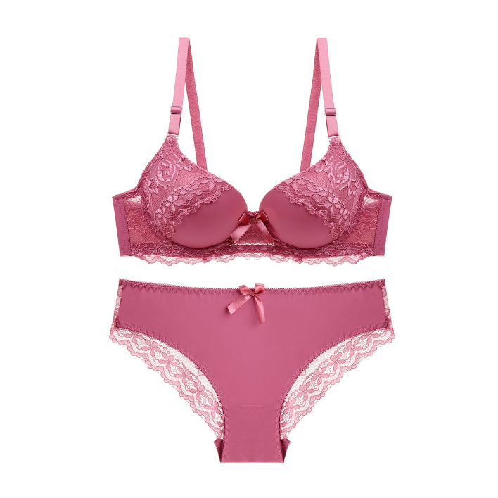 Sexet undertøjssæt med bh og trusser til kvinder 