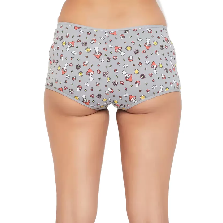 Premium Quality Boy Shorts Briefs Low Rise Panties Seamless Custom Printed Underwear for Women Briefs