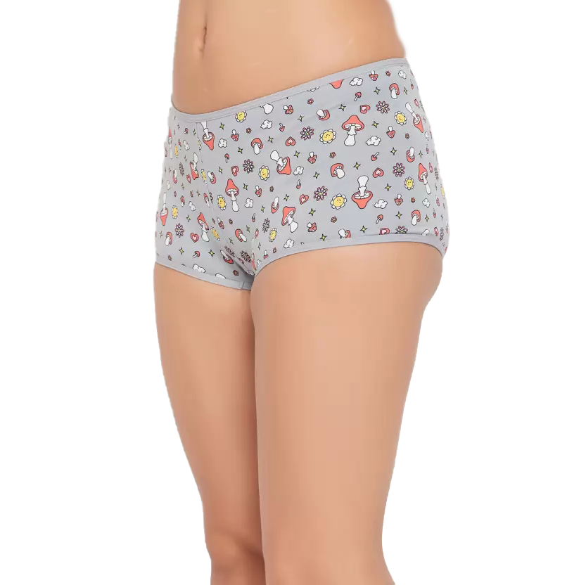 Premium Quality Boy Shorts Briefs Low Rise Panties Seamless Custom Printed Underwear for Women Briefs