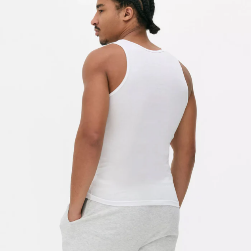 Sleeveless Vests Cotton White Tank Top Bulk Buy