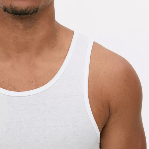 Sleeveless Vests Cotton White Tank Top Bulk Buy
