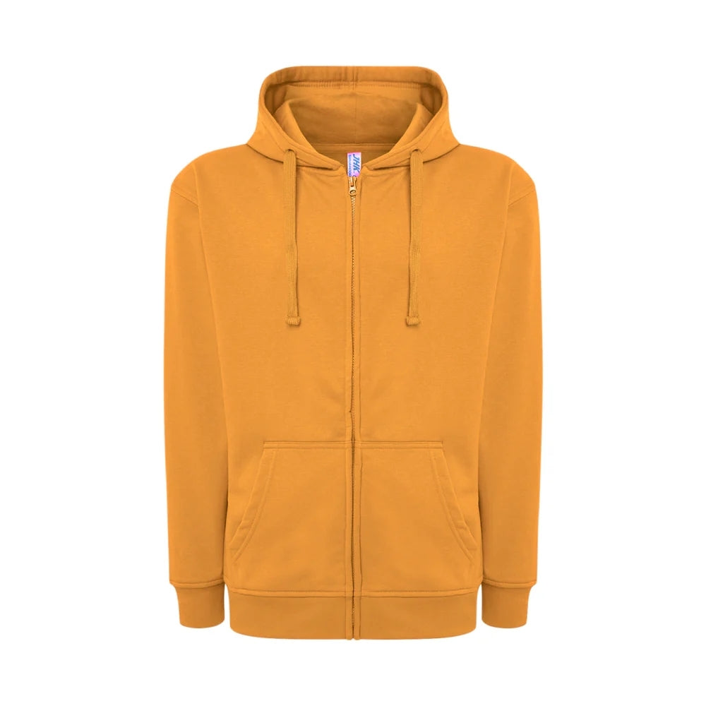 Men’s Long-sleeve Full-Zip Terry Hoodie Jacket Sweatshirt