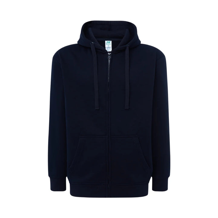 Men’s Long-sleeve Full-Zip Terry Hoodie Jacket Sweatshirt