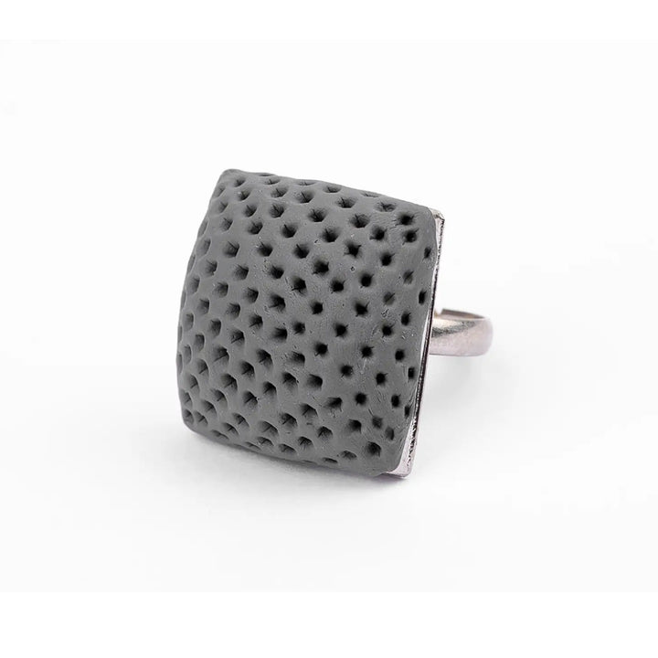 Lerperler i messingring