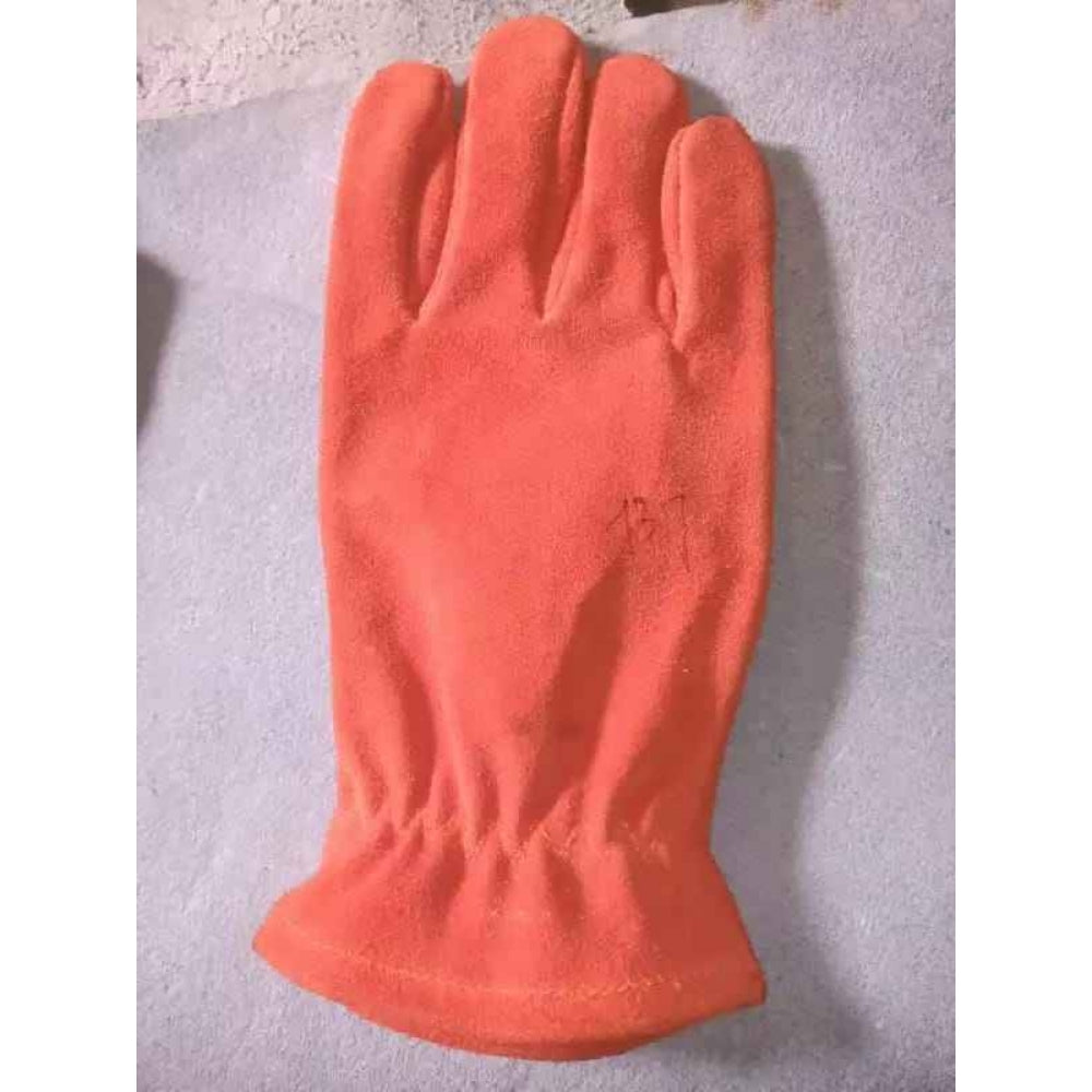 Industrielle arbejdshandsker af kohud i læder 