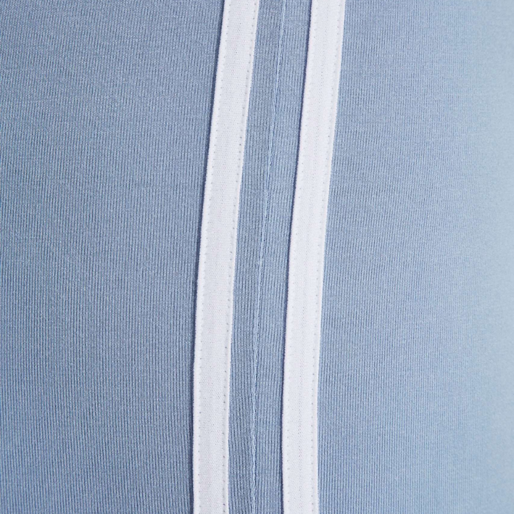 Thin Dual Striped Soft Women Cropped Leggings